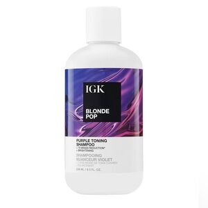 IGK BLONDE POP Purple Toning Shampoo | Vegan + Cruelty Free